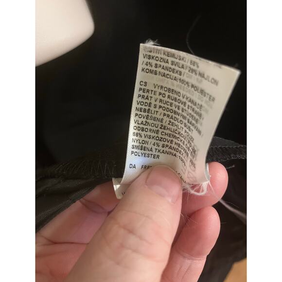 Joseph Ribkoff Black Quilted Open Cover-up Jacket-size 8 - Picture 8 of 15